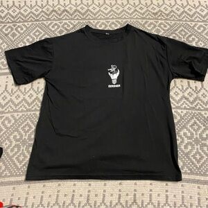 Black Astronaut Design T-Shirt